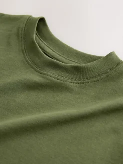 Vert kaki foncé - T-shirt Manches courtes (3-16ans)