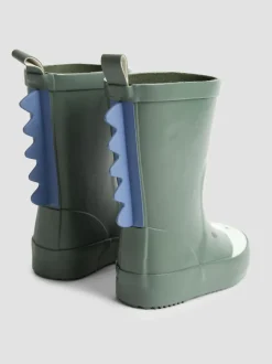 Vert kaki motif dinosaure - Bottes de pluie JoJo Maman Bébé Character