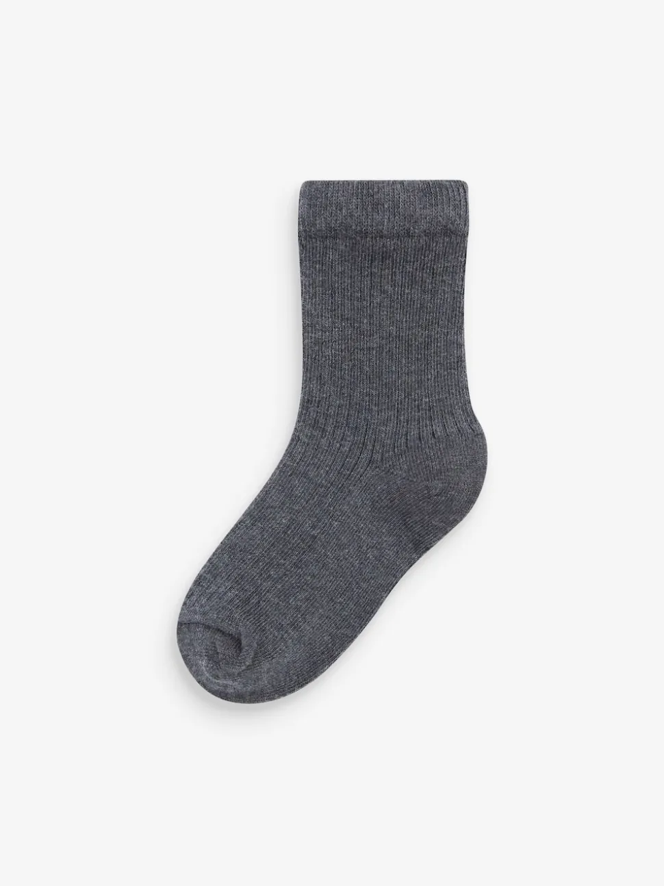 Vert kaki/gris - Paquet de chaussettes en coton riche à fines côtes 7