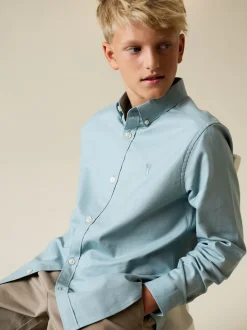 Vert minéral - Chemise Oxford (3-16ans)
