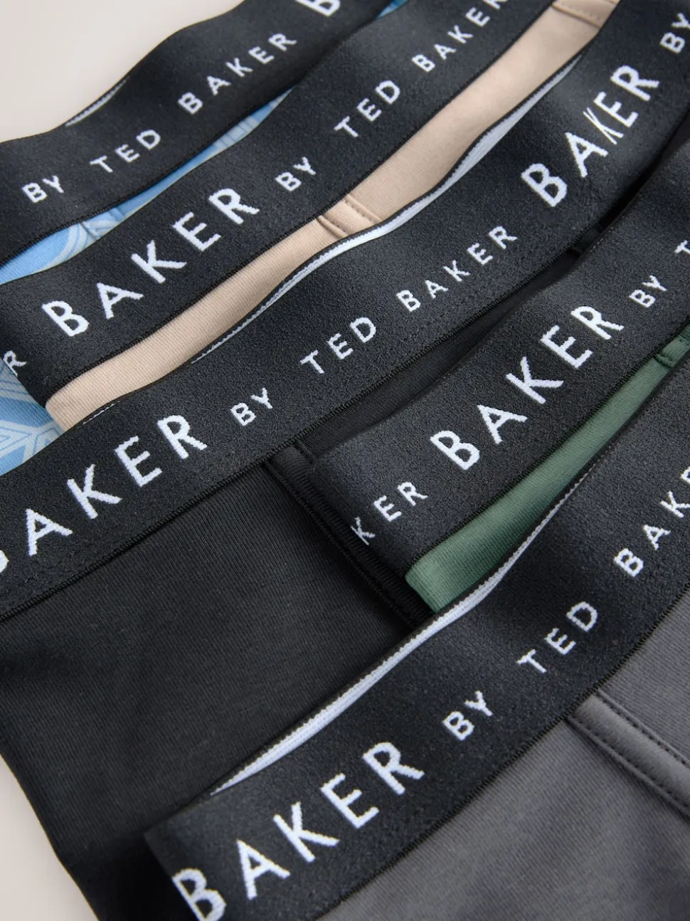 Vert multicolore - Lot de 5 boxers Baker by Ted Baker garçon