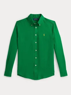 Vert paon - Chemise Polo Ralph Lauren à logo