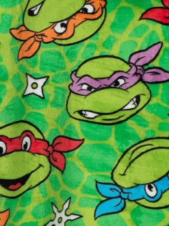 Vert Tortues Ninja - Sweat à capuche Vanilla Underground couverture imprimé sur l’ensemble