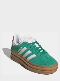 Vert vif - Baskets Adidas Original Gazelle Bold Junior