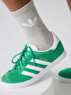 Vert/Blanc - adidas originals Junior Gazelle Trainers