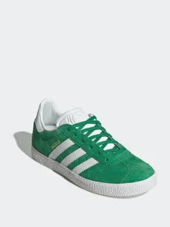 Vert/Blanc - adidas originals Junior Gazelle Trainers