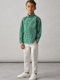Vert/Blanc - Chemise Reiss Aplin