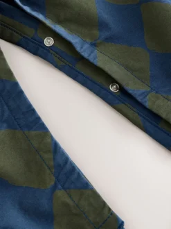 Vert/bleu Harlequin - Salopette (3mths-7yrs)