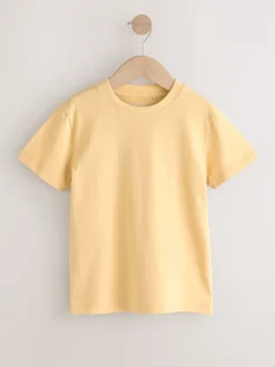 Vert/bleu/jaune/violet - Lot de 4 t-shirts à manches courtes (3-16 ans)