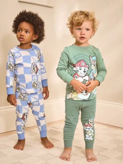 Vert/bleu/rouge Paw Patrol - Lot de 3 pyjamas Snuggle sous licence (9mois -9ans)