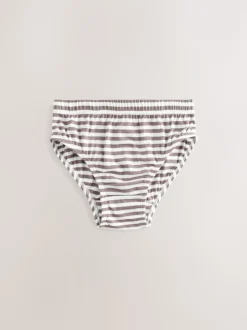 Vert/Écru Rayure - Paquet de slips 5 (1.5-16ans)