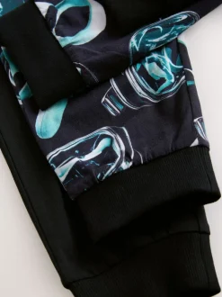 Vert/Noir Pro Gamer - Lot de 2 pyjamas à manches longues (3-16ans)