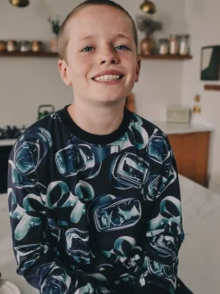 Vert/Noir Pro Gamer - Lot de 2 pyjamas à manches longues (3-16ans)