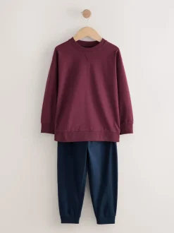 Vert/orange - Lot de 3 pyjamas à manches longues (3-16ans)