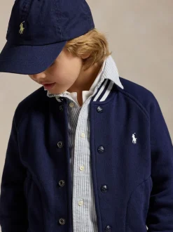 Veste de baseball Polo Ralph Lauren sport en polaire