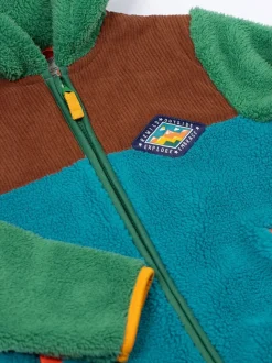 Veste Frugi Bracken verte en velours côtelé