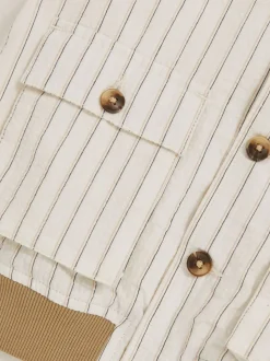 Veste Harrington en coton à fines rayures Reiss Easton