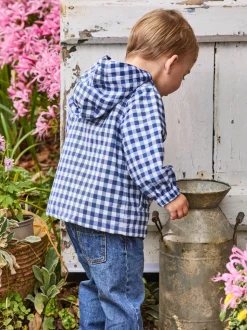 Veste imperméable Jojo Maman Bébé Vichy rassemblée