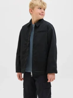 Veste JACK & JONES JUNIOR zippée Worker noire