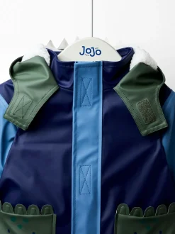 Veste JoJo Maman Bébé Dino imperméable doublée de peau de mouton