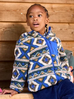 Veste JoJo Maman Bébé en peau de mouton style aztèque