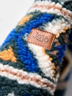 Veste JoJo Maman Bébé en peau de mouton style aztèque