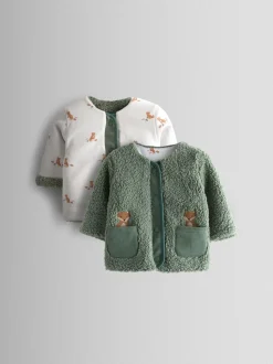 Veste JoJo Maman Bébé réversible en peau de mouton