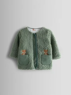 Veste JoJo Maman Bébé réversible en peau de mouton