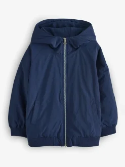 Veste légère à capuche bleue Benetton garçon (6-14 ans)