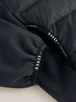 Veste matelassée noire Baker by Ted Baker en néoprène Résistant à la douche