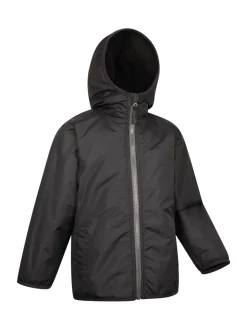 Veste Mountain Warehouse Robin enfant imperméable doublée en peau Borg