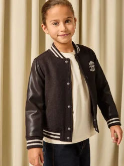 Veste universitaire décontractée à monogramme Reiss Miller Unisexe