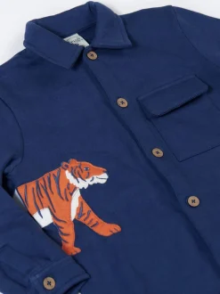 Veste-chemise Frugi Bleu Bay