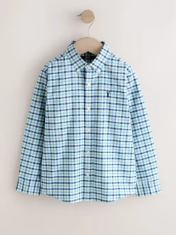 Vichy bleu - Chemise Oxford (3-16ans)