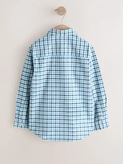 Vichy bleu - Chemise Oxford (3-16ans)