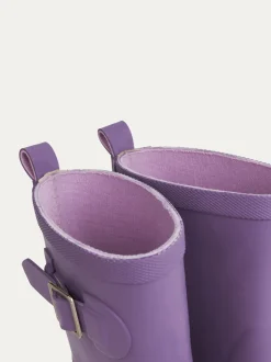 Violet - Bottes de bien-être doublées KIDLY By MORI en coton