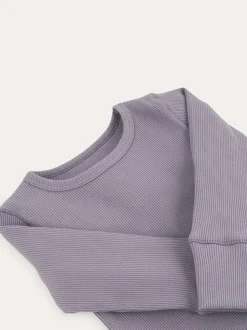 Violet - KIDLY By MORI pyjama stretch côtelé doux 100% coton