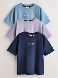 Violet/bleu/bleu marine - Baker by Ted Baker T-shirt 3 Pack