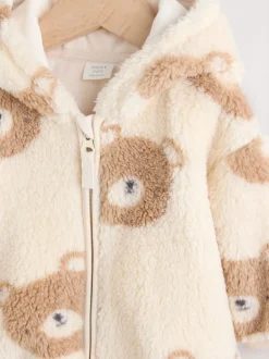 Visage Nature d’ours - Veste zippée en polaire (0mois-2ans)