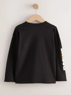 Voitures noir/blanc/gris - Lot de 3 T-shirts à manches longues coupe décontractée avec imprimé graphique (3-16ans)