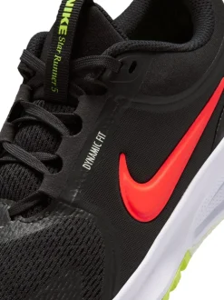 Volt noir/rouge - Baskets Nike Youth Star Runner 5