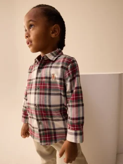 Vérification neutre - Chemise Personnage Manches longues (3mois-7ans)