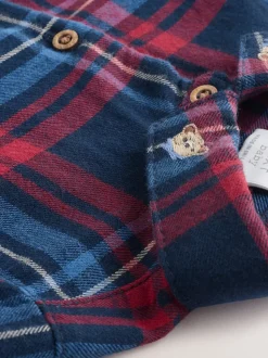 Vérification rouge/marine - Body chemise bébé (0mois-2ans)