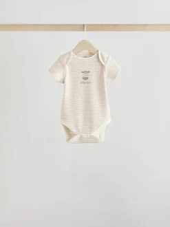 Zèbre gris - Lot de bodys à manches courtes pour bébé 100% coton 5