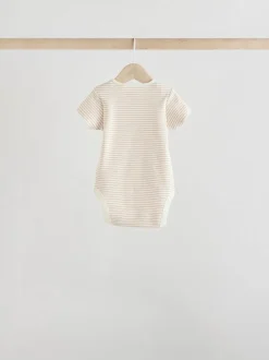 Zèbre gris - Lot de bodys à manches courtes pour bébé 100% coton 5